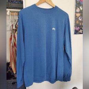 Stüssy Blue Basics Long Sleeve